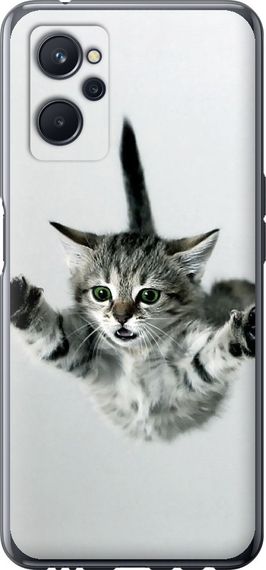 Чехол на Realme 9i Летящий котёнок "2322u-2705-17620"