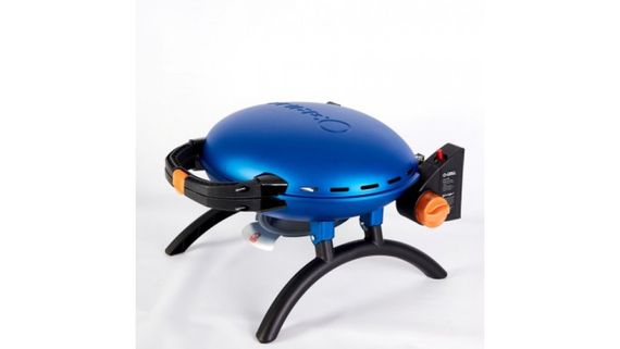 КОМПЛЕКТ Портативний переносний газовий гриль O-GRILL 500, синій  + шланг в подарунок! Код: 011673 | Зображення 1