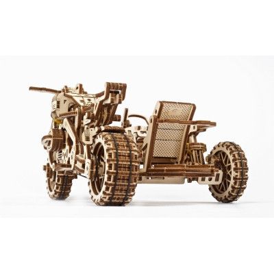 Конструктор Ugears Scrambler UGR-10 з мотоколяскою (70137) | Зображення 8