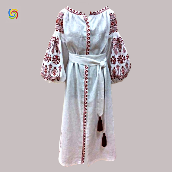 Рубашка Украинская вышиванка  319615 цвет белый размер 6XL