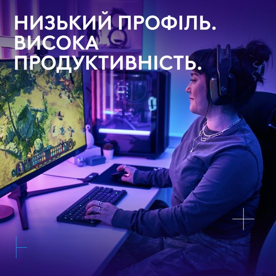 Клавіатура Logitech G515 TKL Lightspeed Tactile Bluetooth UA Black (920-012538) | Зображення 1