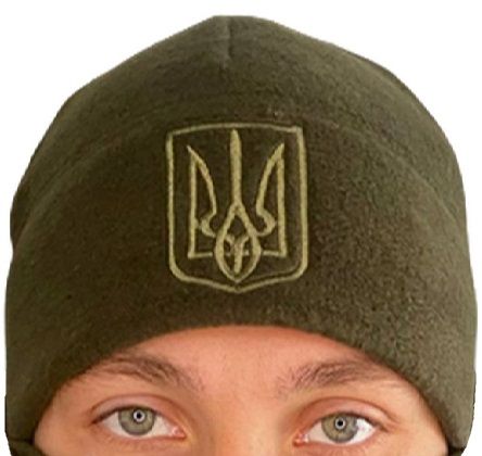 Шапка флісова герб Ranger олива 55-57 (RA8953) | Зображення 2