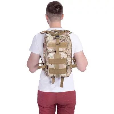 Тактичний військовий рюкзак MOLLE – Ідеальний вибір для фронту та активного відпочинку 30л | Зображення 1