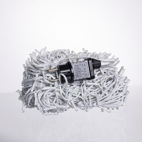 Гірлянда Різдвяна фея вулична 50 м 500 LED білий провід Білий CF500L50MWW | Зображення 2