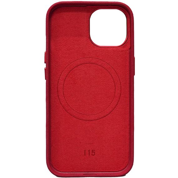 Чехол Denim with MagSafe для Apple iPhone 15 (6.1") Red | Зображення 2