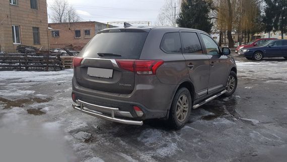 Задня дуга AK004-2 (нерж) для Mitsubishi Outlander 2012-2021 рр | Зображення 2
