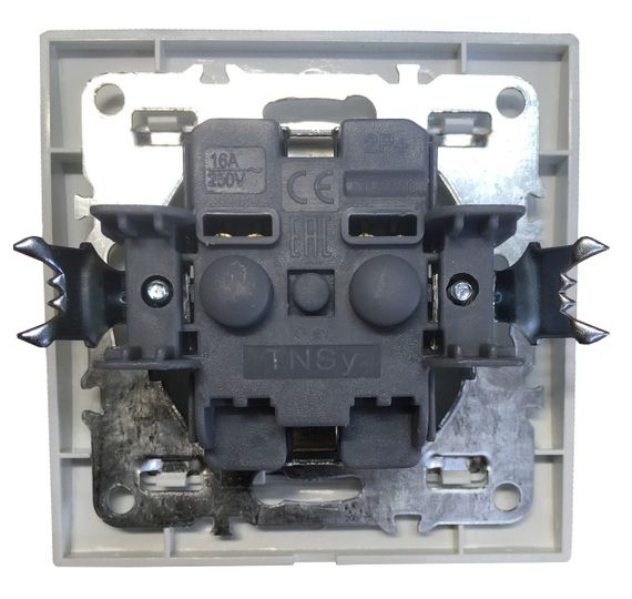 Розетка внутрішній установки 1-а з/к з захисна шторка біла IP20 Malta Ny95000959 | Зображення 2