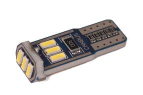 Світлодіодна лампа StarLight T10 9 діодів 4014 12 V 1.7 W WHITE / друкована плата / мультиполярна / Canbus