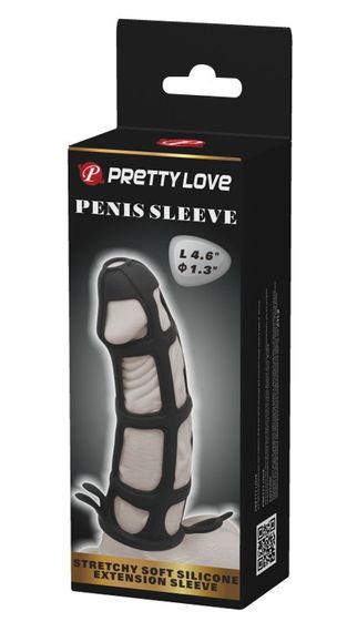 Стимулююча ажурна насадка Penis Sleeve, BI-026235 Sex Aura | Зображення 9
