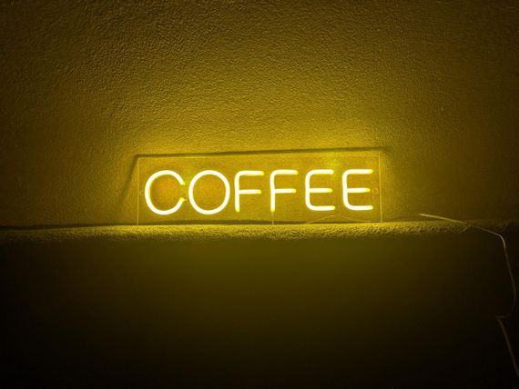 Неоновий світильник COFFEE 400х118 acr-n000126