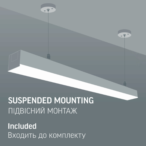 LED Світильник лінійний 50W 1,2м 5000К 220V VL-BN03-50125B Videx | Зображення 6