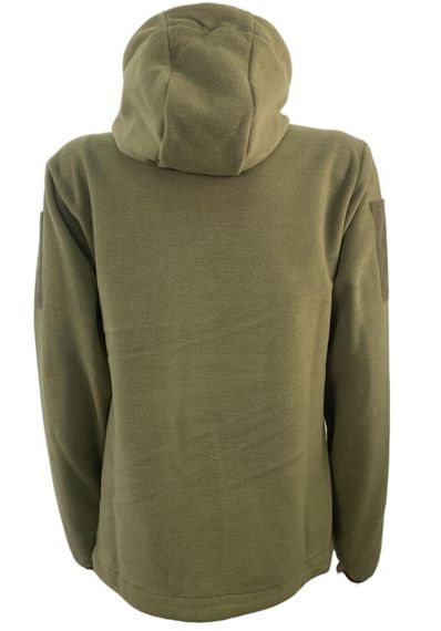 Кофта Tactic4Profi флис хаки с капюшоном с вышивкой Трезубец Воля размер 3XL (54) | Зображення 2