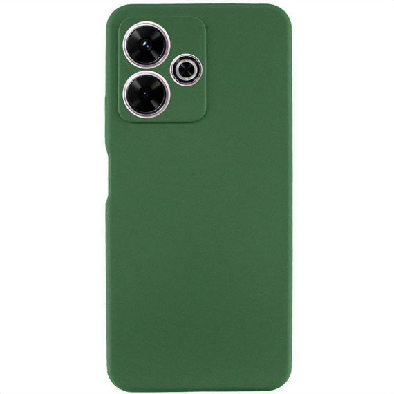 Чохол Silicone Cover Lakshmi Full Camera (AAA) для Xiaomi Redmi Note 14 5G Зелений / Cyprus Green