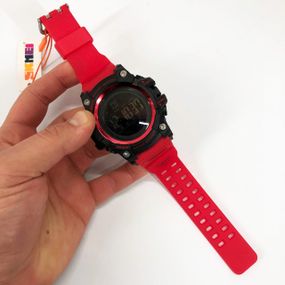 Багатофункціональні військові годинники SKMEI 1384RD, Прості електронні наручні чоловічі годинники CT-89