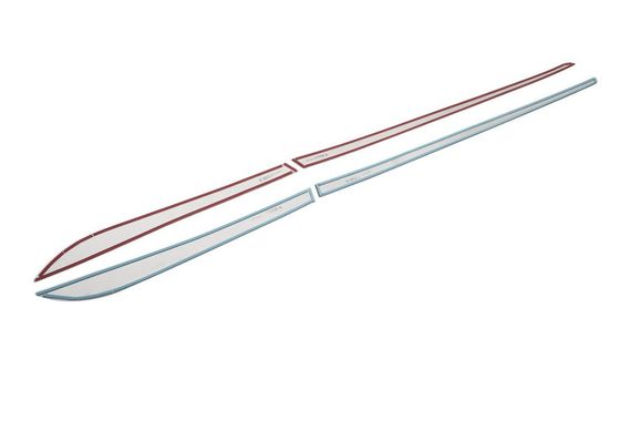 Молдинг дверей SD (4 шт, нерж) для Honda City 2021↗ рр. | Зображення 2