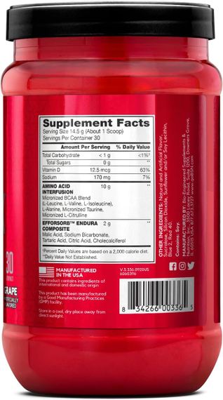 Амінокислота BSN Amino 435 g (Grape) | Зображення 1