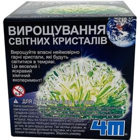 Набор для экспериментов 4М Набор для выращивания светящихся кристаллов (00-03918/EU/ML)