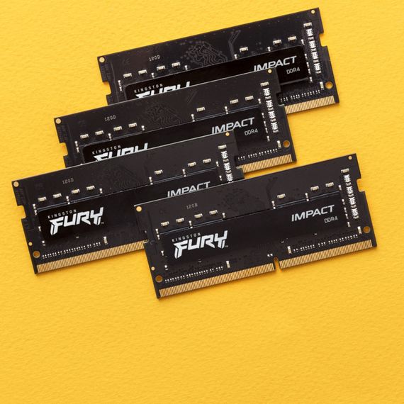 Модуль пам'яті для ноутбука SoDIMM DDR4 64GB (2x32GB) 3200 MHz Fury Impact Kingston Fury (ex.HyperX) (KF432S20IBK2/64) | Зображення 4