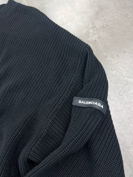Светр Balenciaga чорний sg290 | Зображення 2
