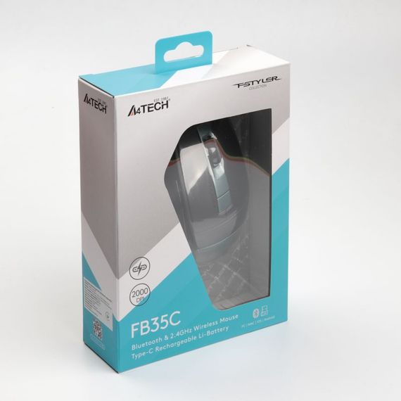 Миша бездротова A4Tech Fstyler FB35C (Midnight Green), BT, USB, колір зелений | Зображення 6