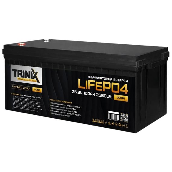 Trinix TLFP-24100 Ultra 25.6В 100А•ч 100А Літієва акумуляторна батарея