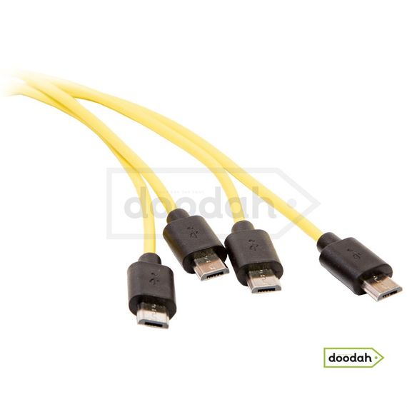Зарядний кабель USB F / micro USB 4 in 1 - CARPRIE | Зображення 2