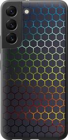 Чехол на Samsung Galaxy S22 Переливающиеся соты "498u-2494-17620"