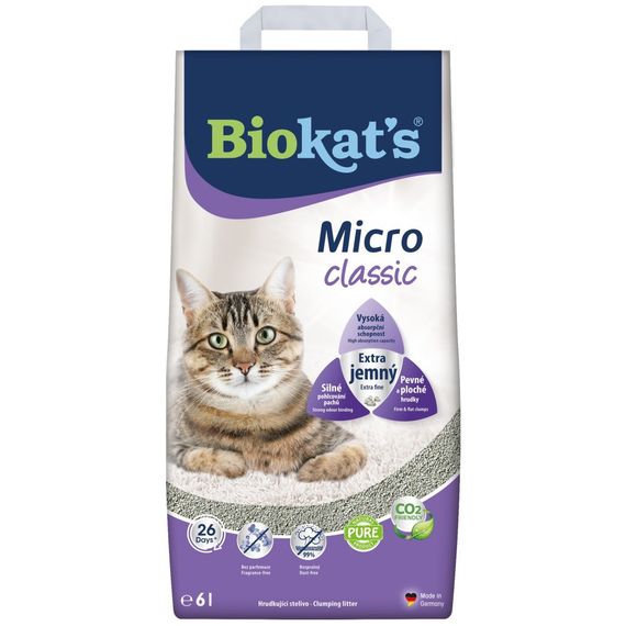 Наповнювач бентонітовий Biokat's Micro Classic 6 л