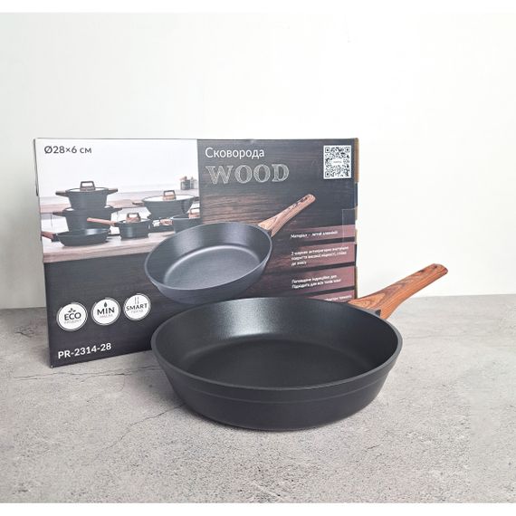 Сковорідка PR-2314-28 Wood 28 см PEPPER | Зображення 1
