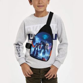 Сумка через плече дитяча Трансформери 29х17 см сумка слінг для хлопчика (02226)