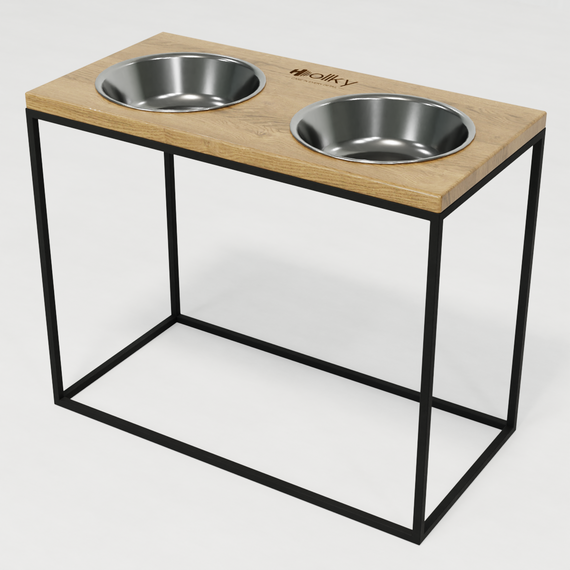 Миски на подставке для больших собак Hollky Base XL40 (2 × 1,8 л) BXL40-522640-BLNT | Зображення 2