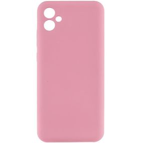 Чехол Silicone Cover Lakshmi Full Camera (AAA) для Samsung Galaxy A07 Розовый / Light pink
