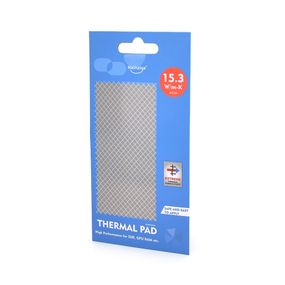 Силіконова термопрокладка HY-153, 120x20x1.5mm, Gray,> 15.3W / m-K, -30 ° ≈200°, питома вага -2g /cm3, Blister