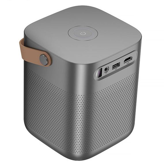 Проектор Hoco DT4 Smart full autofocus 720P (Android version) Metal grey | Зображення 1