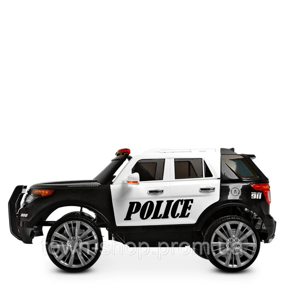 Детский электромобиль Джип Bambi M 3259EBLR-1-2 Черно-белый | Зображення 2