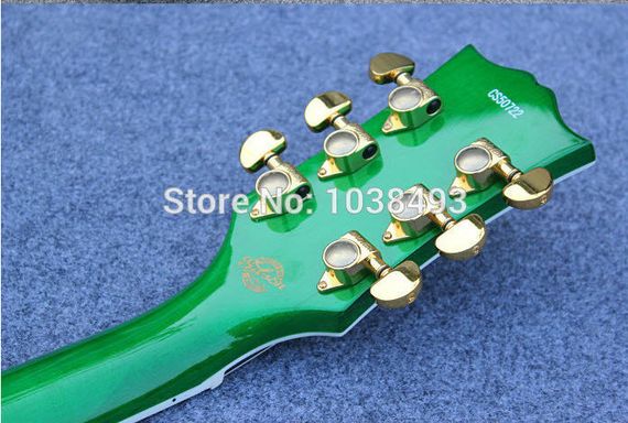 Электрогитара Gibson Les Paul Custom Brown Green China | Зображення 7