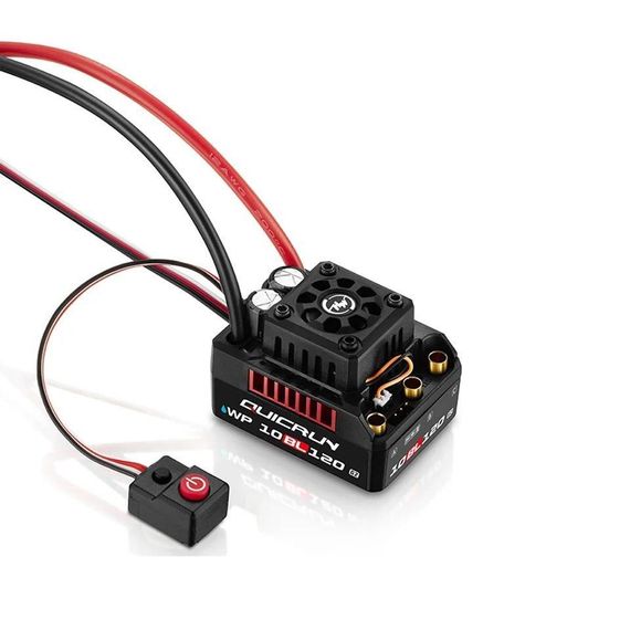 Безколекторний регулятор швидкості HOBBYWING QUICRUN WP-10BL120 Brushless ESC 120A | Зображення 3