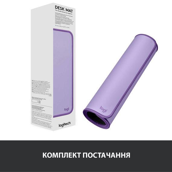 Килимок для мишки Logitech Desk Mat Studio Series Lavender (956-000054) | Зображення 7