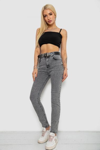 Джинси жіночі Skinny Американки, колір сірий, 244R00970 | Зображення 1