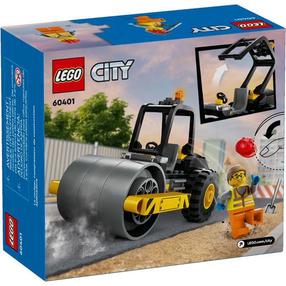 Конструктор LEGO City Будівельний паровий каток 78 деталей (60401) | Зображення 5