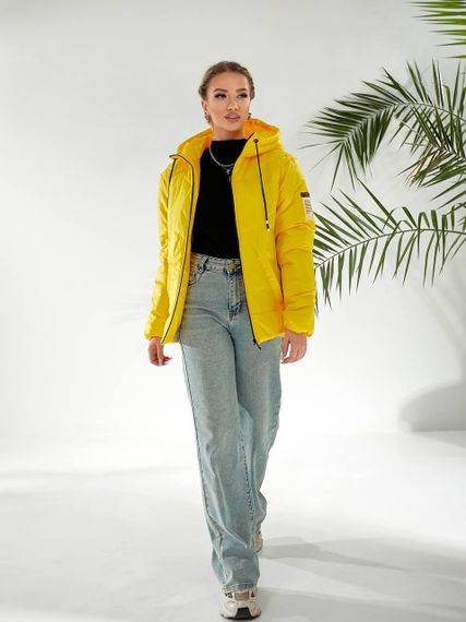 Утеплена куртка, арт.417/1, жовтий | Зображення 1