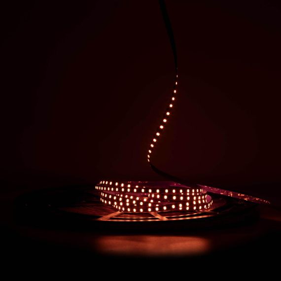 Світлодіодна LED стрічка PROLUM™ 24V IP20 2835\120 6ММ S-TYPE Series "S" Помаранчевий | Зображення 1