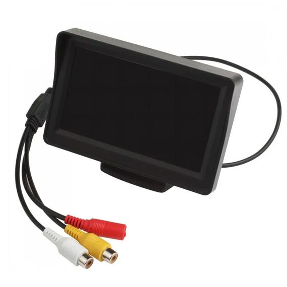 Автомобільний монітор для двох камер LCD TFT 4,3" / Дисплей для камери заднього виду | Зображення 2