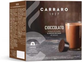 ШОКОЛАД капсулах Carraro Nescafe Dolce Gusto CIOCCOLATO 16 шт Нескафе Дольче Густо Італія