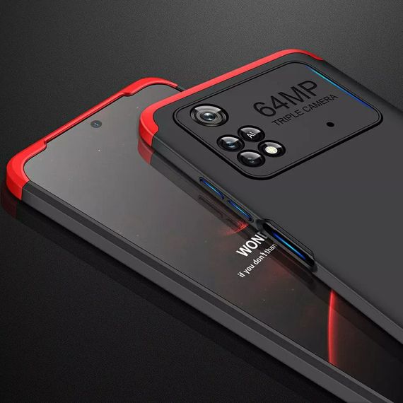 Чохол GKK 360 градусів для Poco X4 Pro 5G колір Синій | Зображення 5