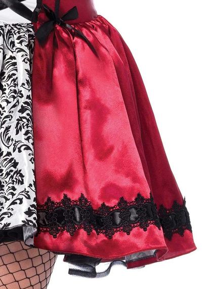 Еротичний костюм Червоної шапочки Leg Avenue Gothic Red Riding Hood 3X–4X, сукня, накидка | Зображення 3