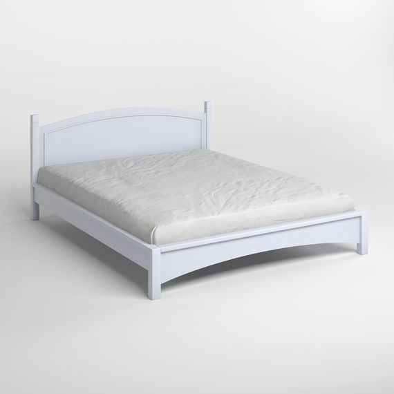 Двоспальне дерев&#039;яне ліжко Mebigrand Мангеттен Н Сіро-блакитний 160х200 см (MBG-3446) | Зображення 1