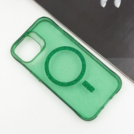 Чохол TPU Radiance with MagSafe для Apple iPhone 15 (6.1") Green | Зображення 1