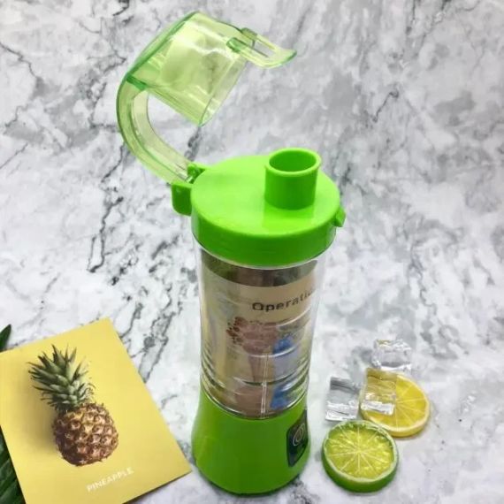 Фитнес-блендер Smart Juice Cup Fruits Портативный миксер, шейкер с USB-зарядкой | Зображення 3
