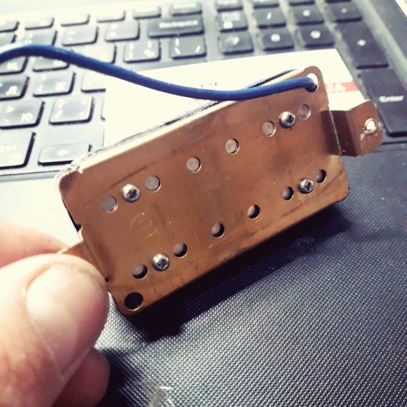 Хамбакер бридж датчик Alnico V 5 для електрогітари звукознімач Fender Gibson Ibanes Shur LTD ESP | Зображення 9